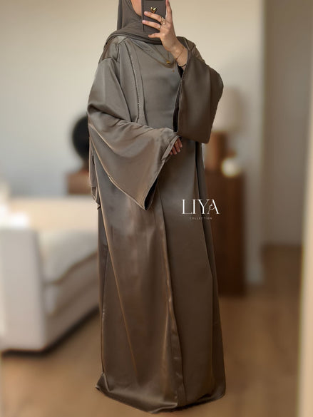 Abaya "Noûr" - Taupe