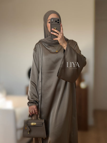 Abaya "Noûr" - Taupe