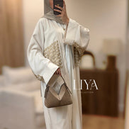 Kimono en effet lin - Or
