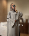 Abaya "Emna" - Taupe