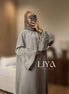 Abaya "Emna" - Taupe