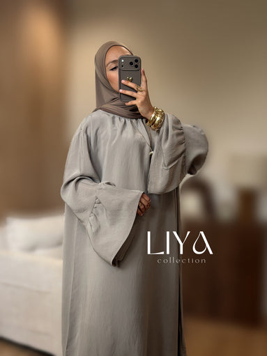 Abaya "Emna" - Taupe