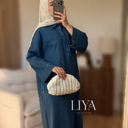 Robe en DENIM - 100% coton