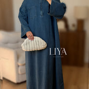 Robe en DENIM - 100% coton