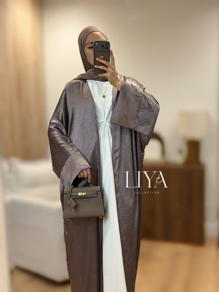 Kimono en effet SATIN - Rose gold