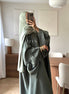 Abaya à zip "Maïssa" - Plusieurs coloris (Option allaitement)