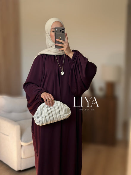 Abaya "Laya" - Mauve