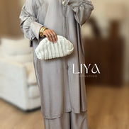 Ensemble pantalon en effet lin - Plusieurs coloris