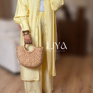 Ensemble pantalon en effet lin - Plusieurs coloris