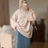 T-shirt marin - Rose