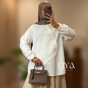 Chemise croisée en coton - Plusieurs coloris