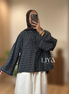 Chemise oversized à carreaux