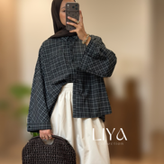Chemise oversized à carreaux