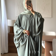 Abaya à zip 