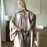 Abaya à zip 