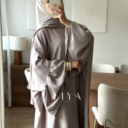 Abaya à zip 