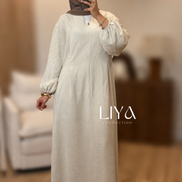 Robe en effet lin 