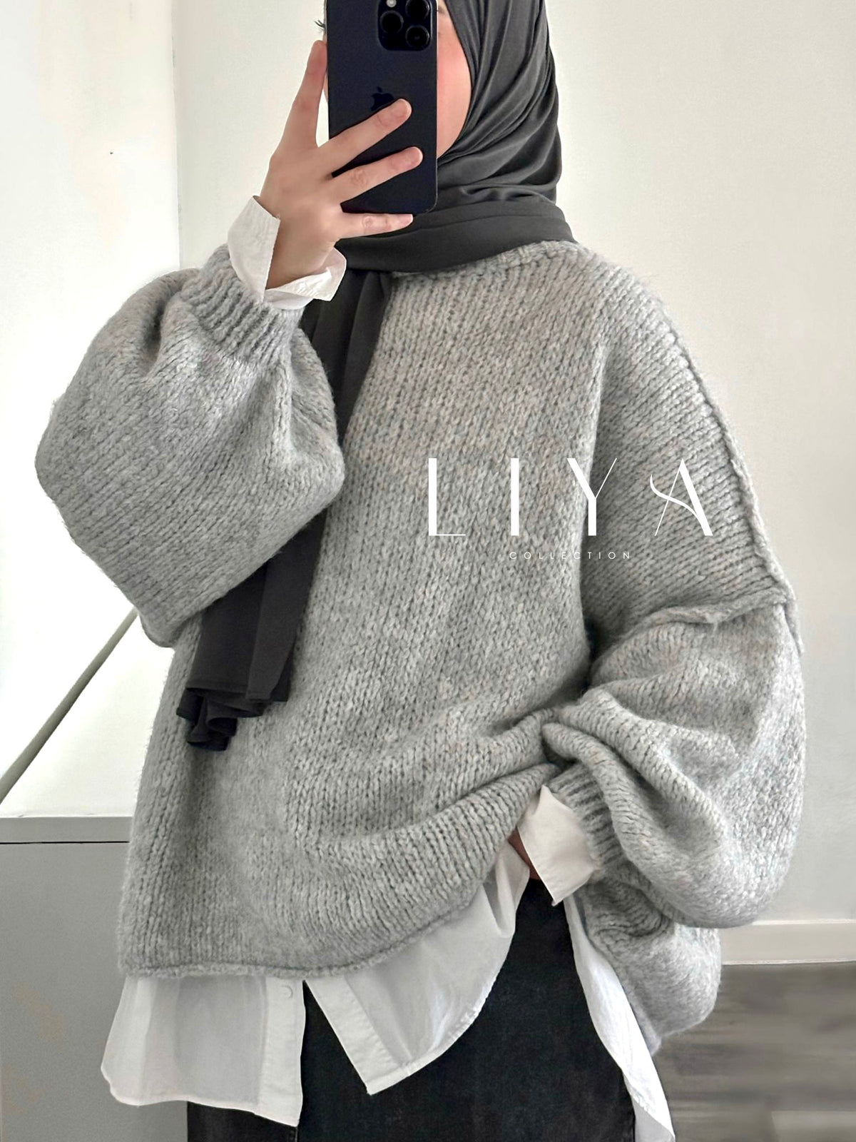 Pull oversize en laine douce 